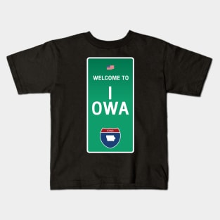 Welcome to Iowa Kids T-Shirt